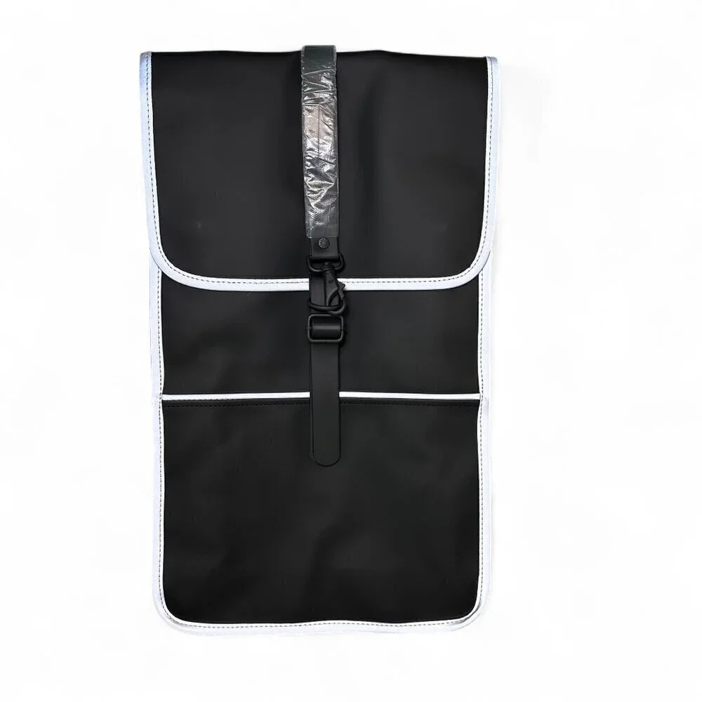 Rains Backpack Black Reflective - NWT Unisex, Waterproof